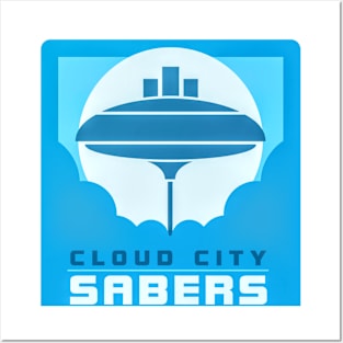 Cloud City Sabers Logo Posters and Art